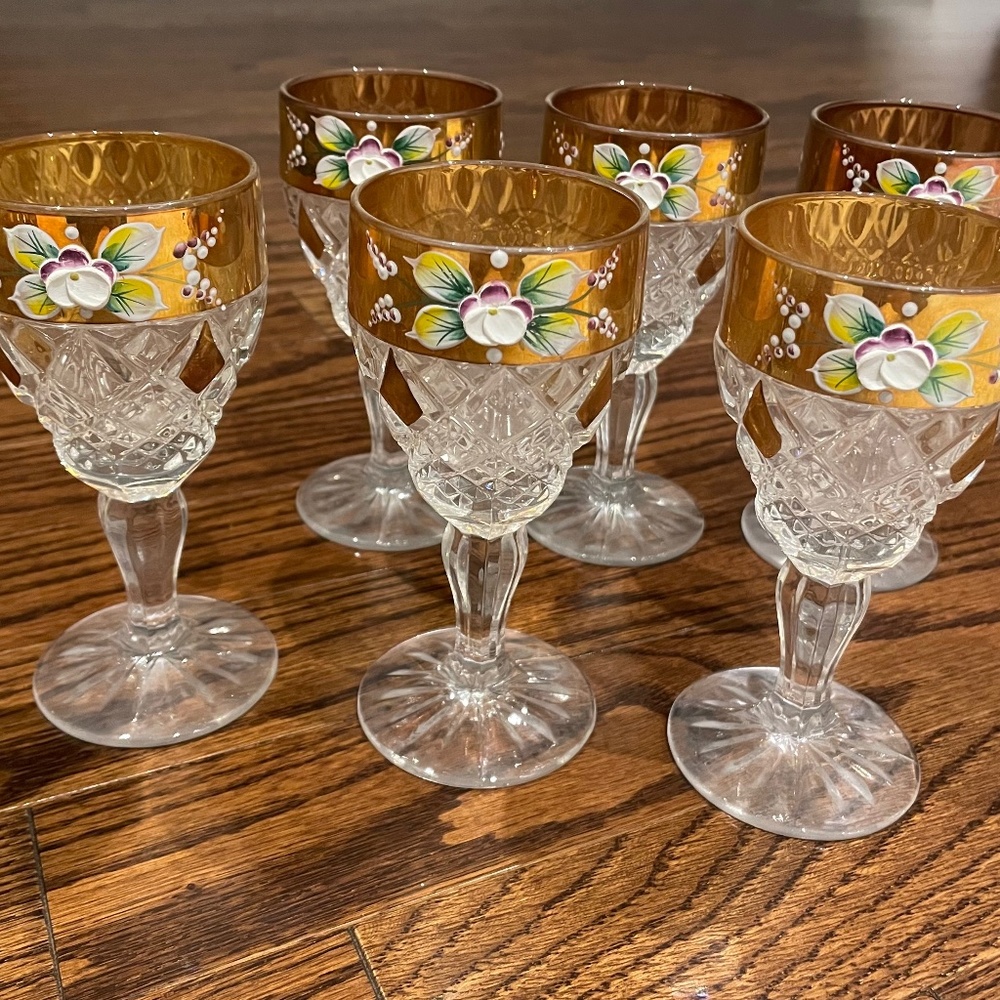 Crystal glasses